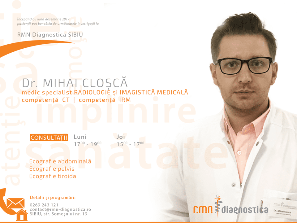 Dr. Mihai Closca - specialist radiologie rmn