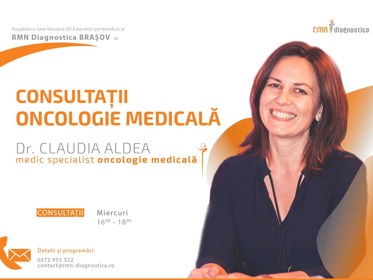 dr claudia aledea, medic specialist oncologie, centru medical brasov