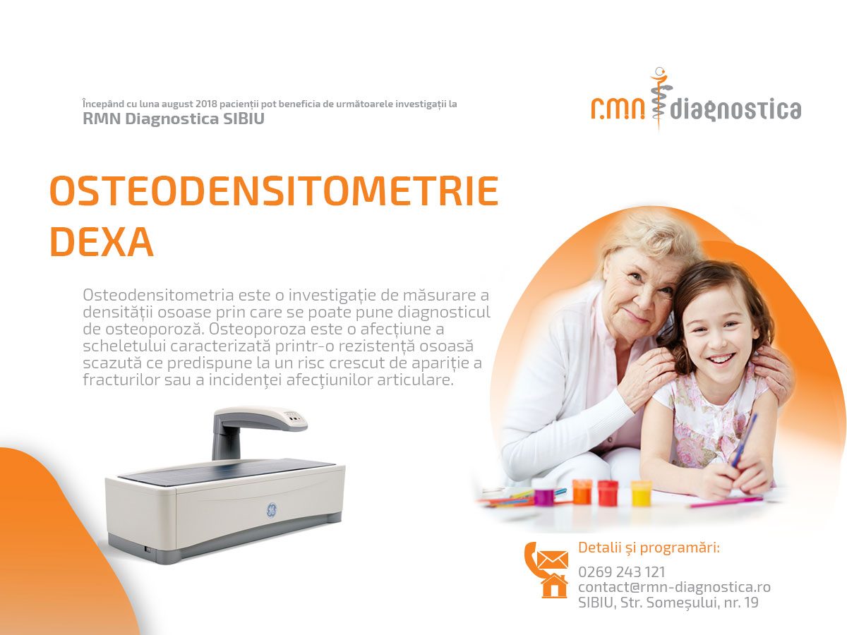 OSTEODENSITOMETRIE – DEXA - Sibiu