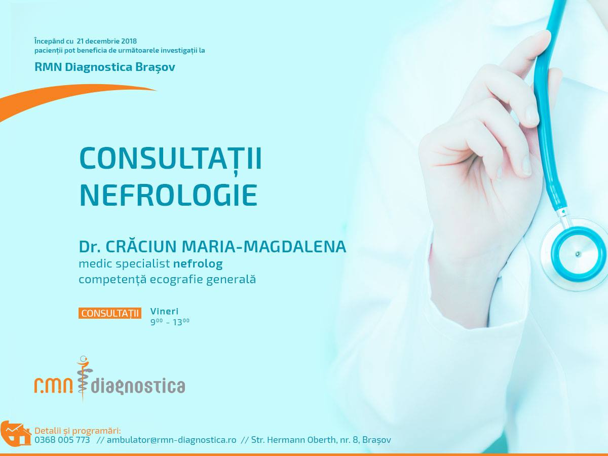 Dr. Crăciun Maria Magdalena - medic nefrolog