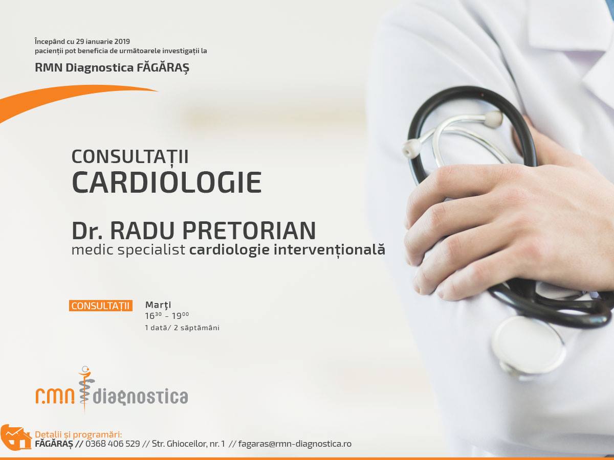 Dr. RADU PRETORIAN medic specialist cardiolog