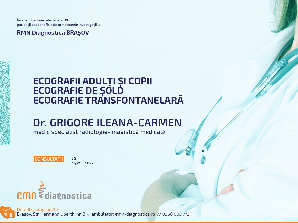 Dr. Carmen Ileana Grigore medic imagistica medicala