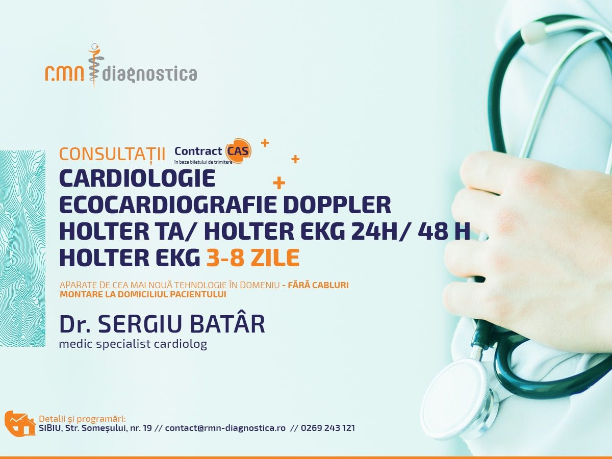 Monitorizarea cardiacă la domiciliu Sibiu - dr Sergiu Batar