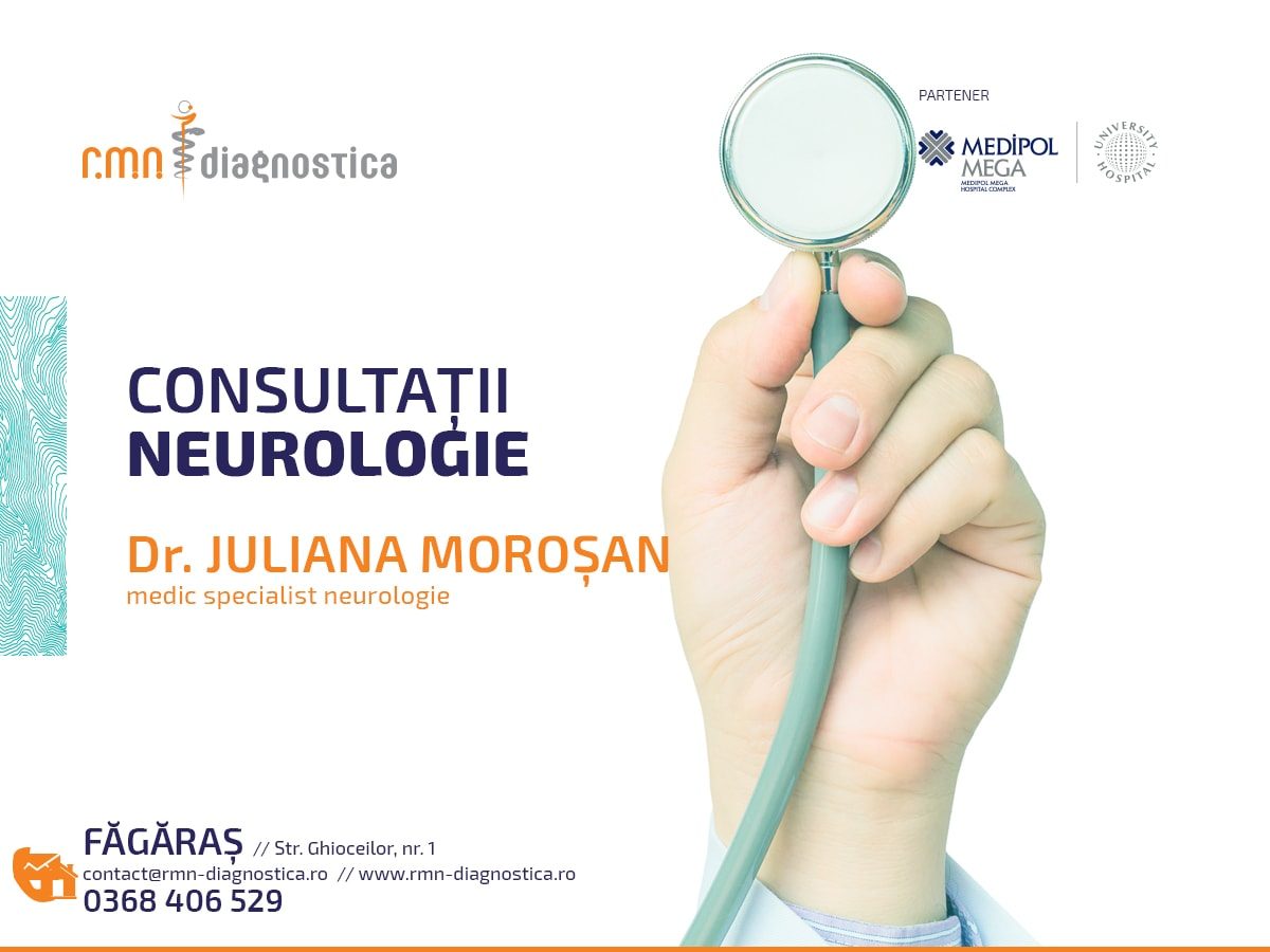 Consultații neurologie la RMN Diagnostica Făgăraș