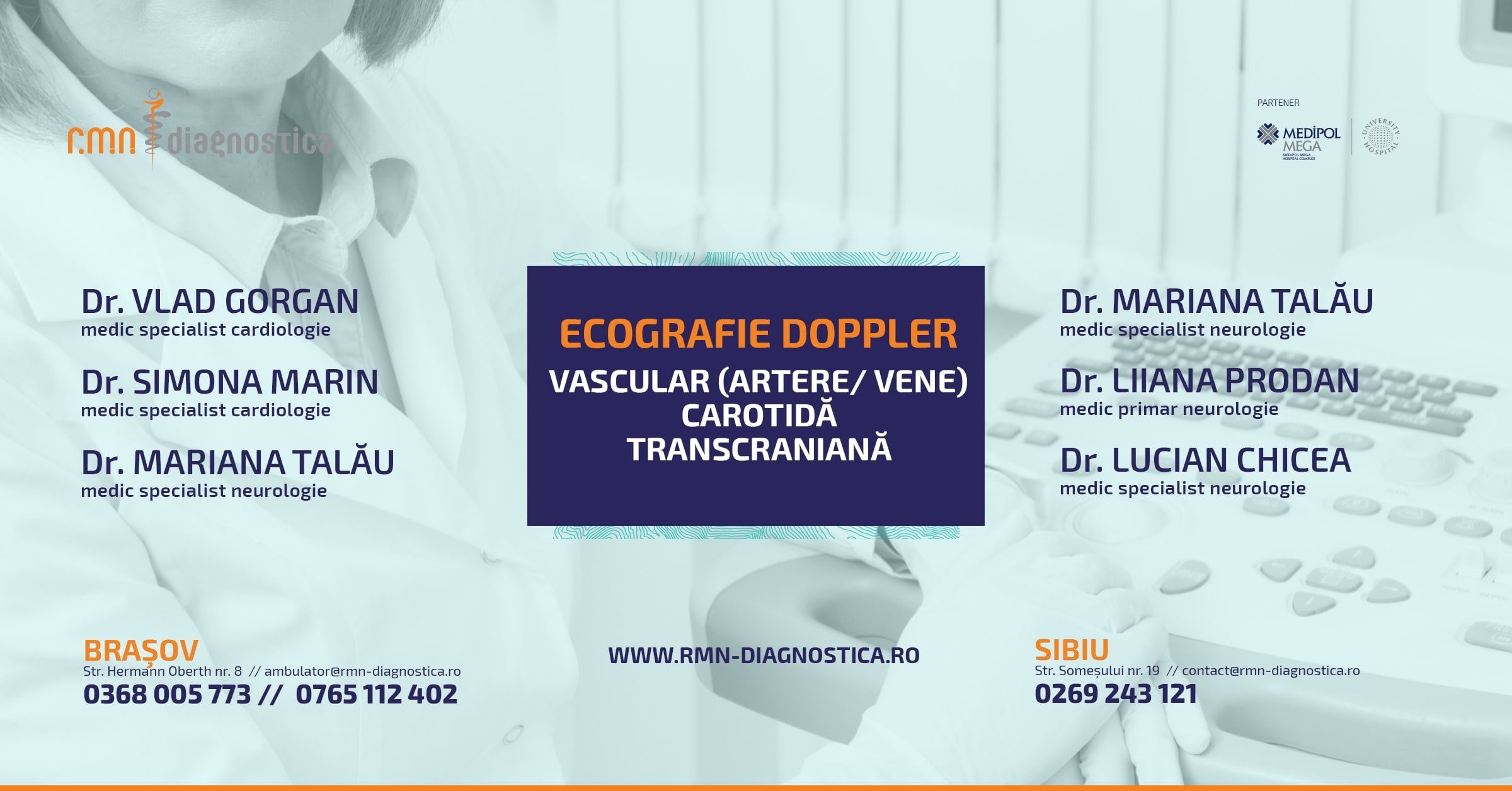 ECOGRAFIE Doppler Sibiu Brasov RMN Diagnostica