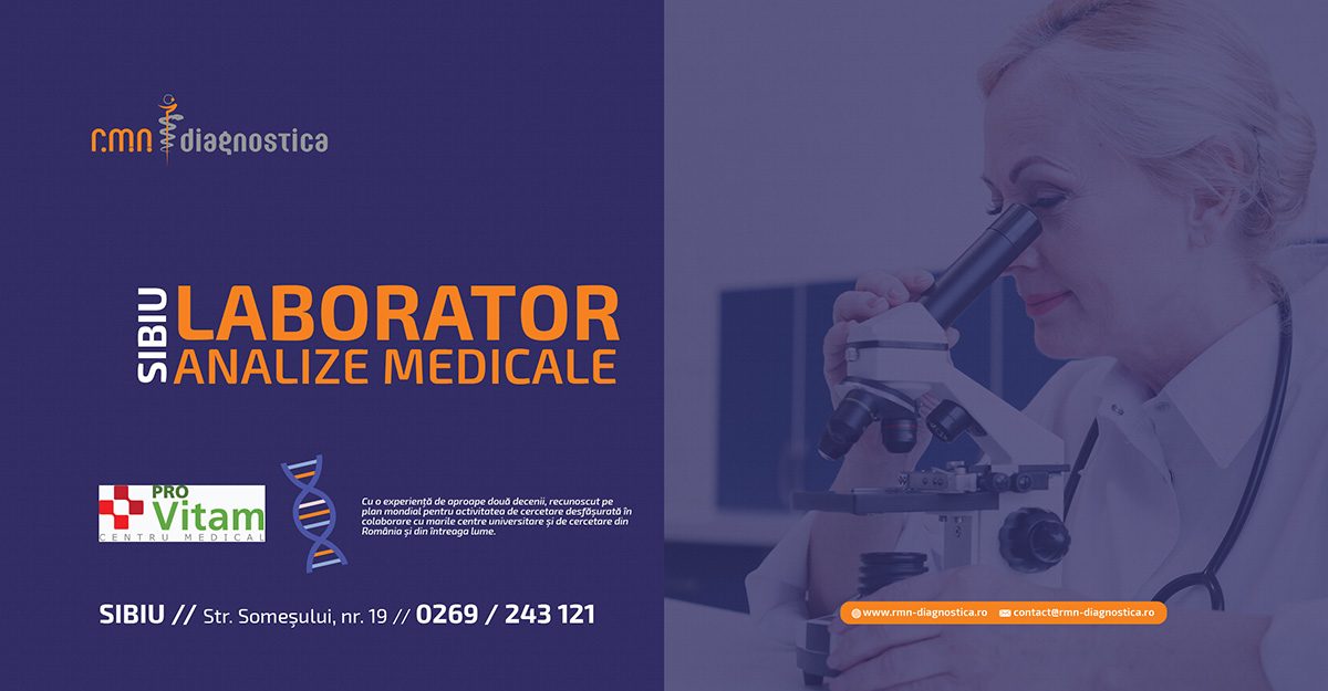 Laborator analize medicale SIBIU RMN Diagnostica Pro vitam