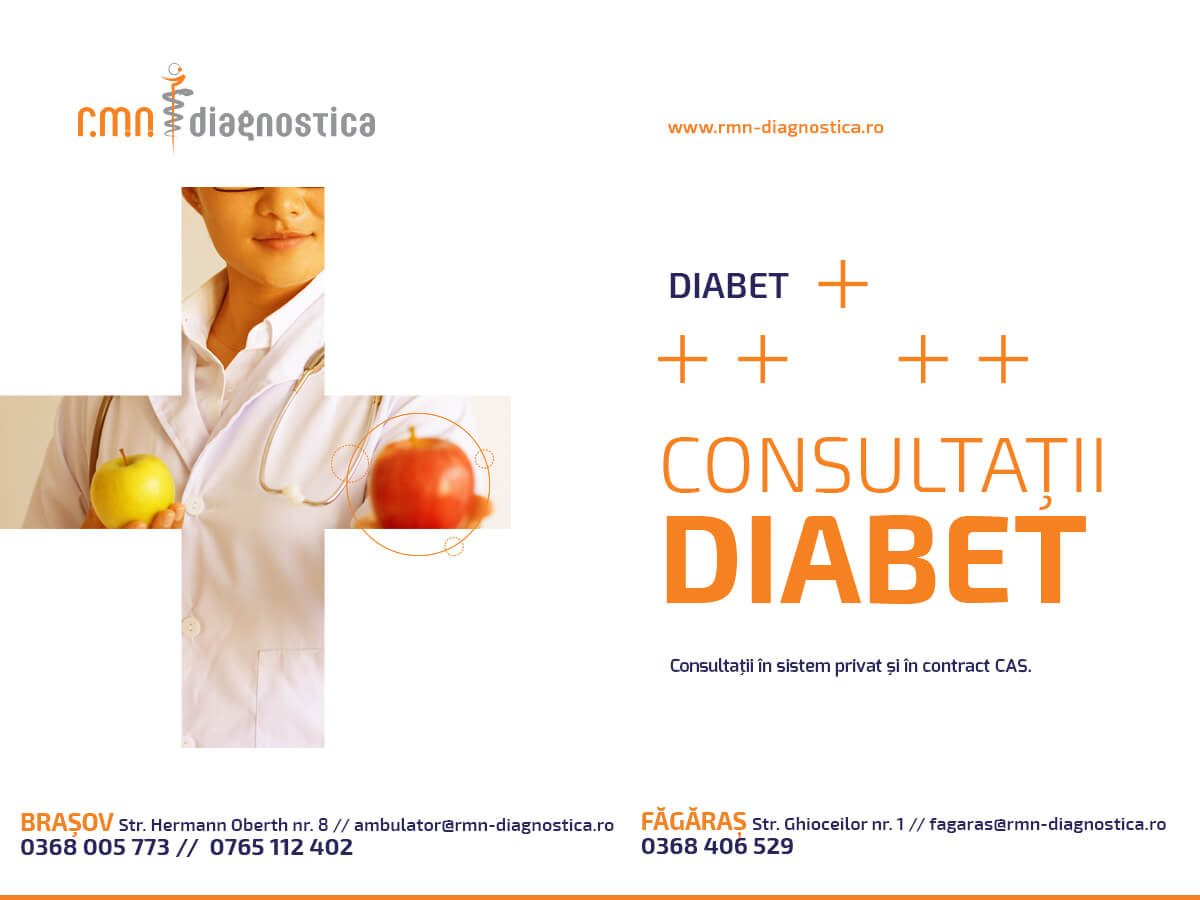 Consultatii diabet RMN diagnostica