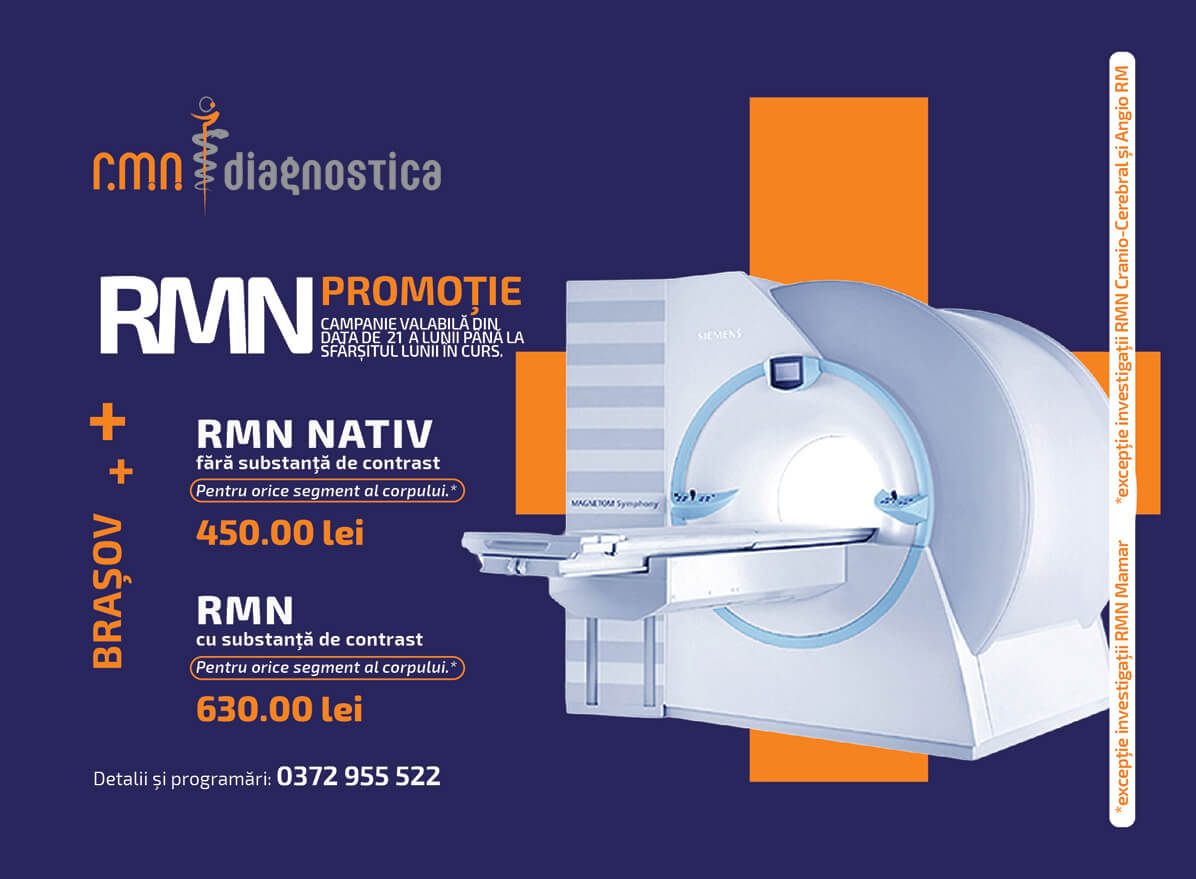 Promotie RMN - La rmn Diagnostica Brasov