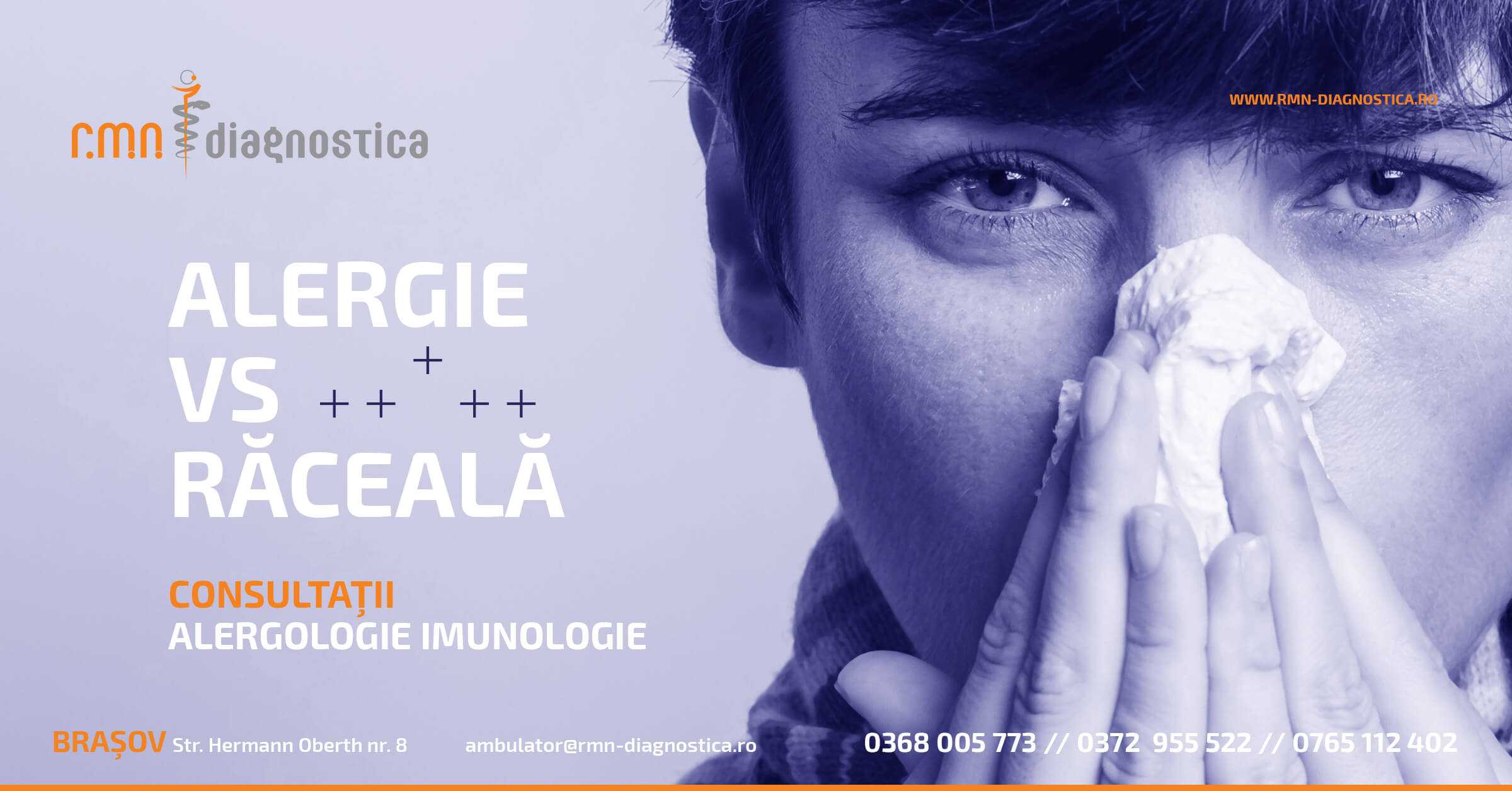 Alergie si Raceala - Rmn diagnostica Brasov