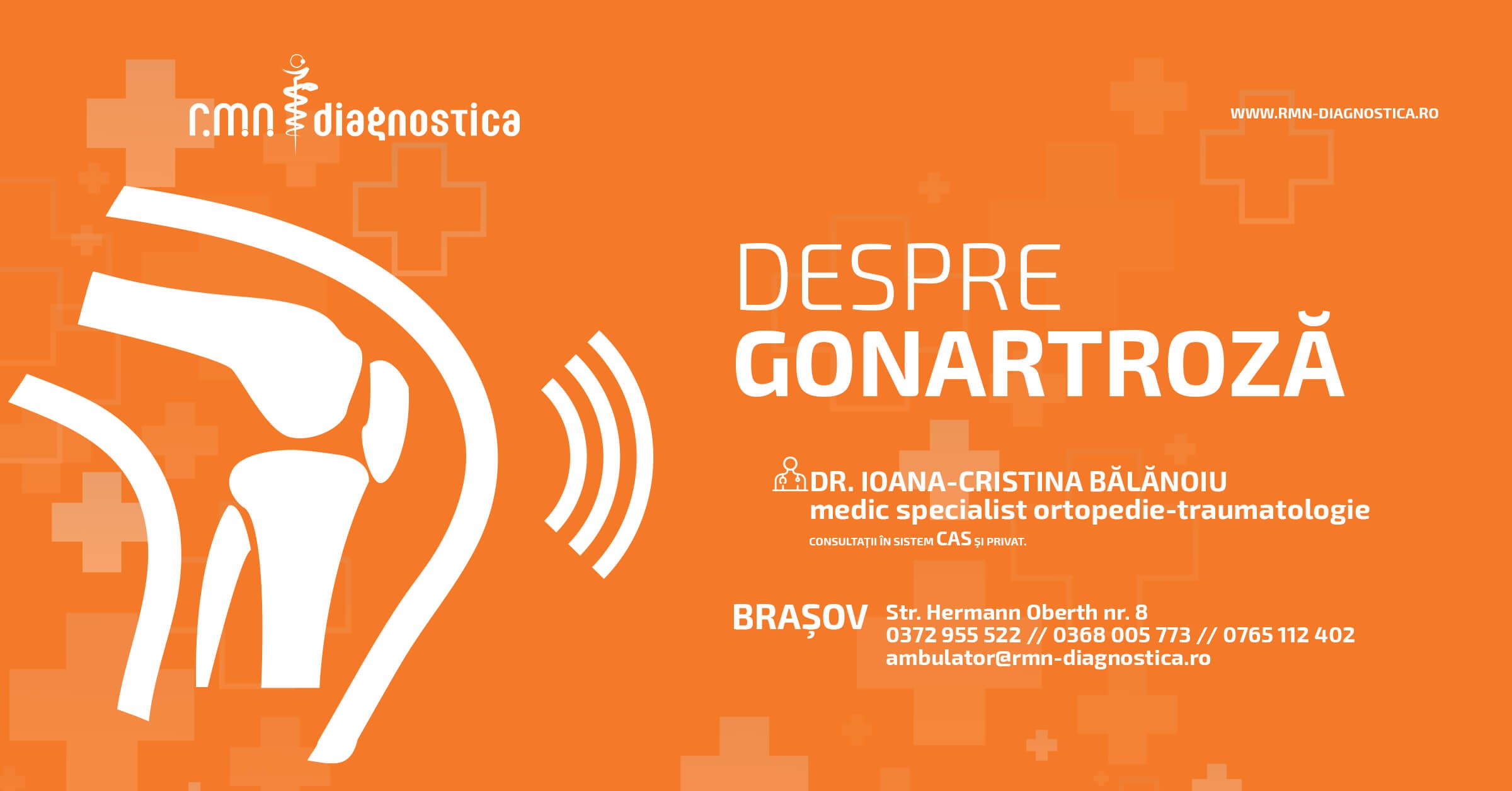 Gonartroza se tratează la RMN Diagnostica Brașov