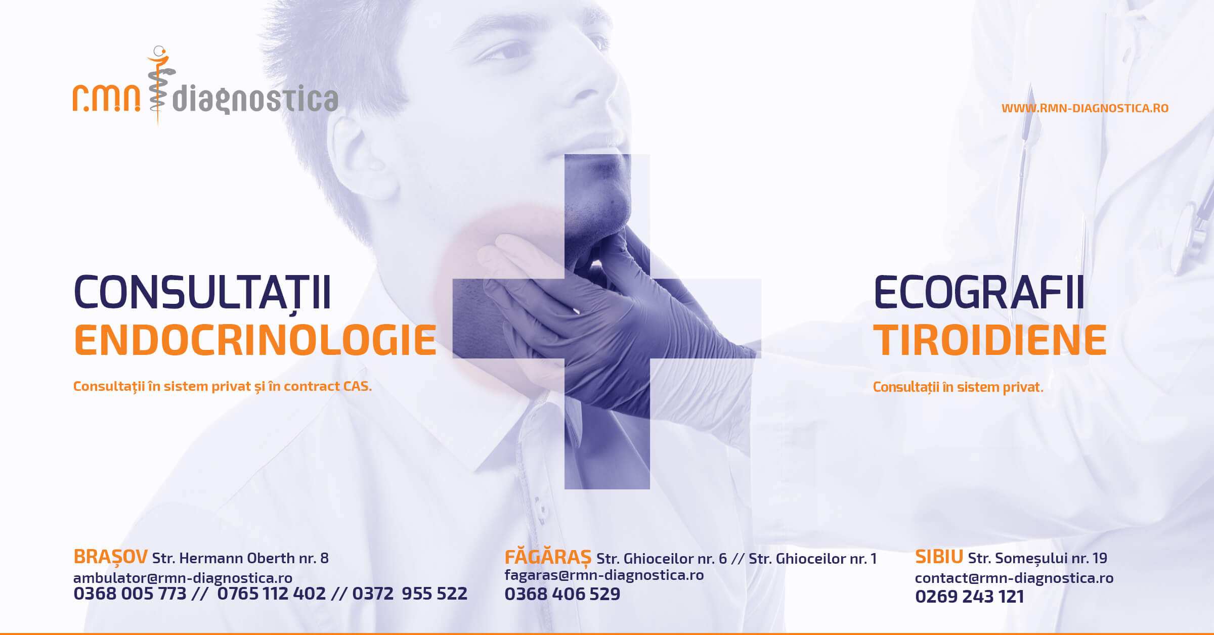 Consultații și investigații de specialitate endocrinologie RMN Diagnostica Brasov, Sibiu și Făgăraș