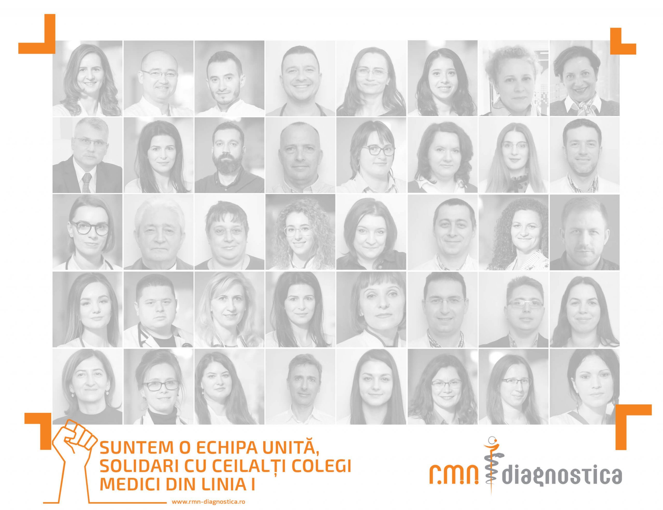 RMN Diagnostica, solidari cu colegii din sistemul medical!