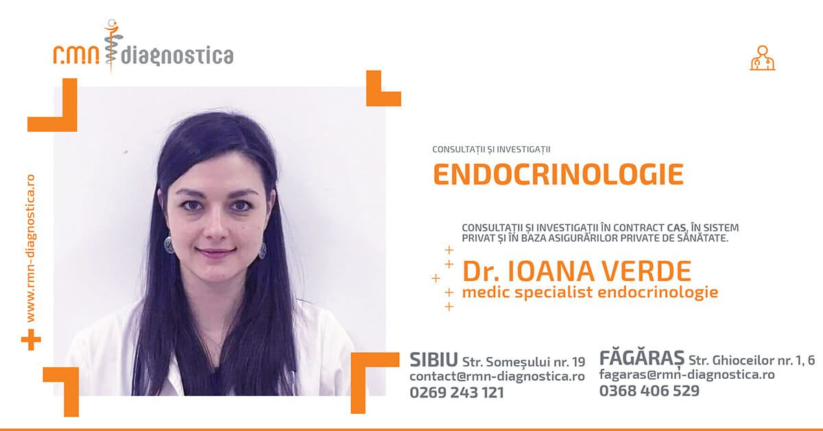 Dr. Ioana Verde, medic specialist endocrinologie covid 19