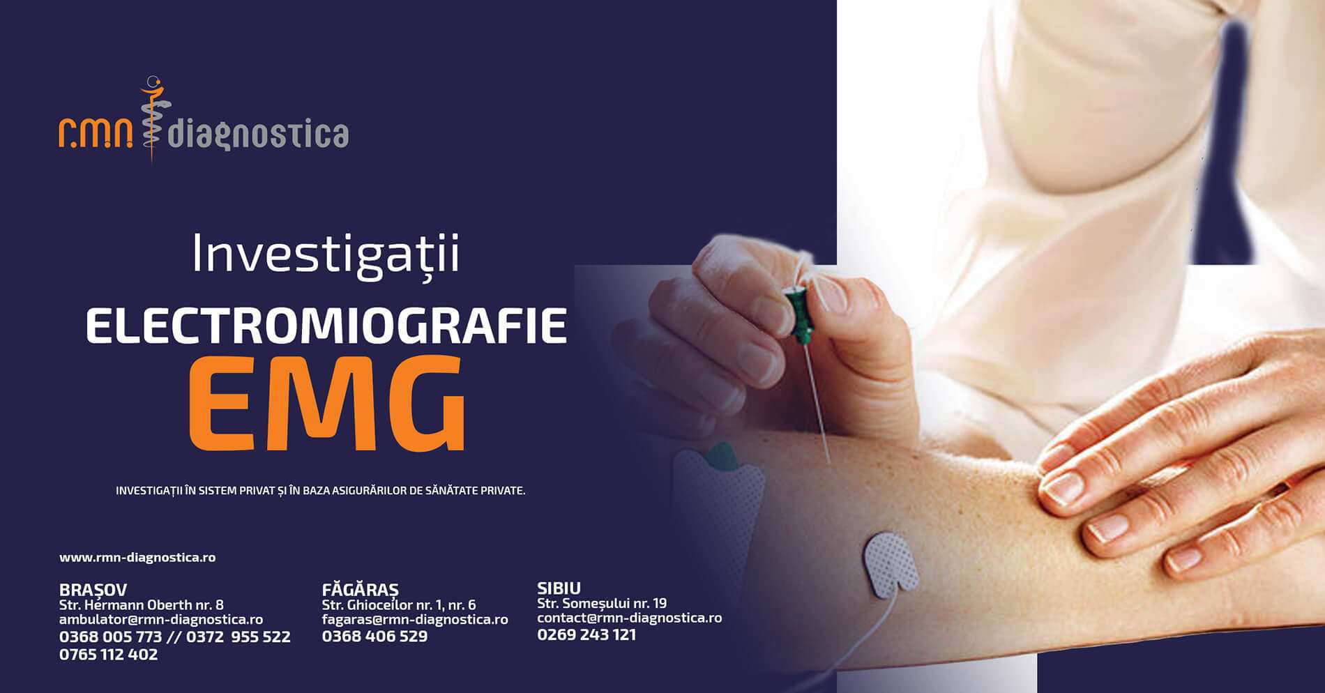 Electromiografie- EMG în cadrul centrelor RMN Diagnostica