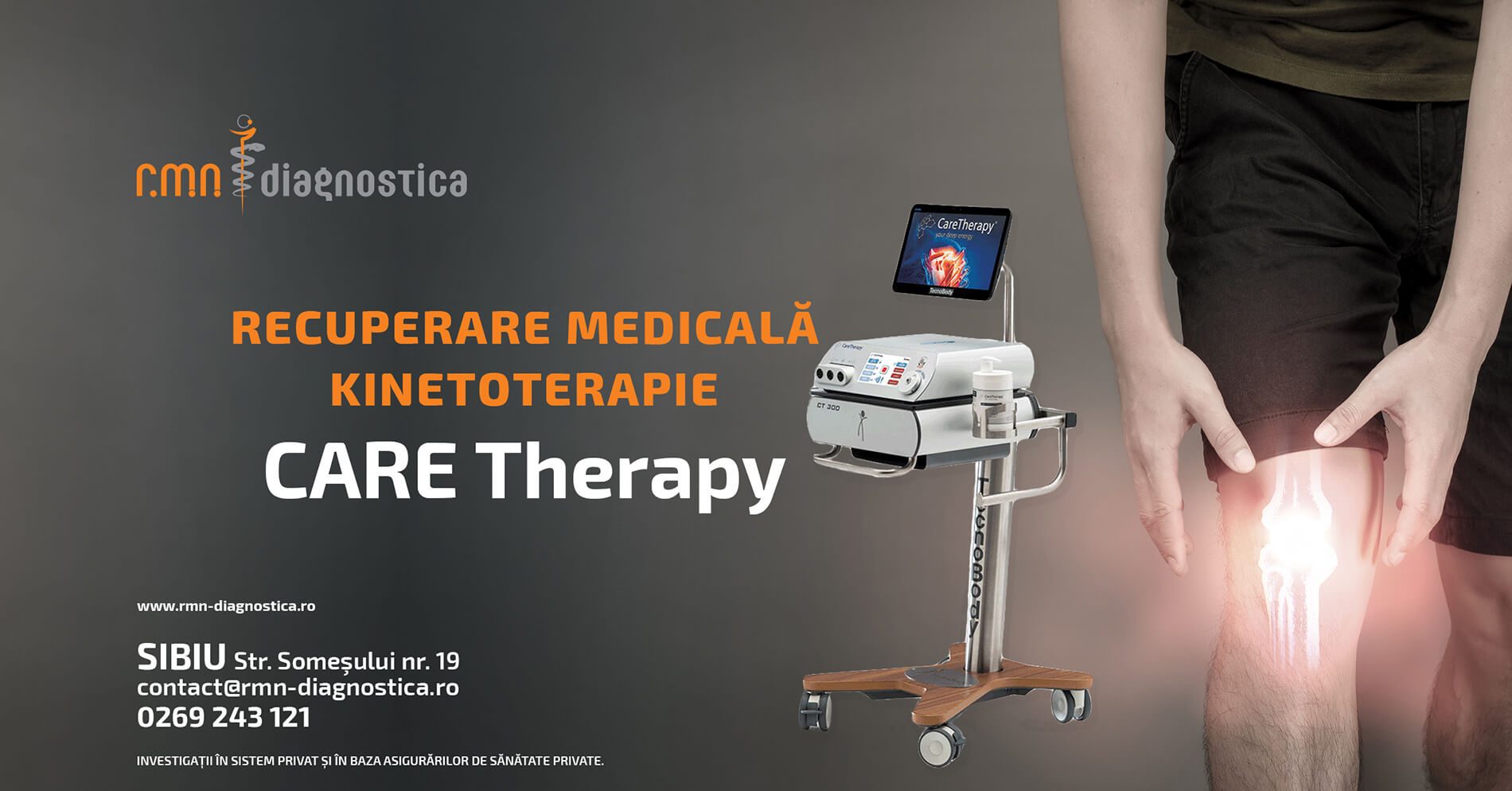 Kinetoterapie si Fizioterapie. Sibiu RMN DIAGNOSTICA