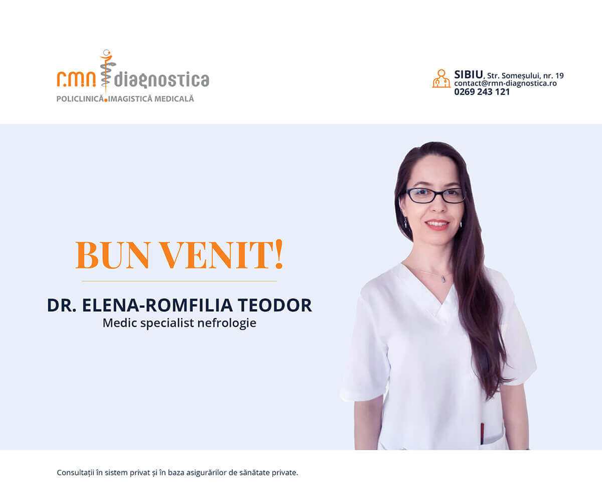 NOU! Consultații și investigații nefrologie la RMN Diagnostica Sibiu
