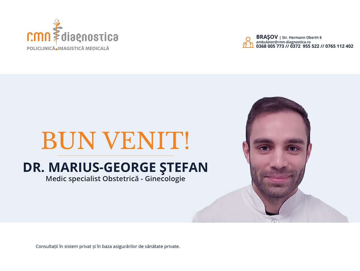 dr. Marius-George Ştefan bun venit RMN Diagnostica
