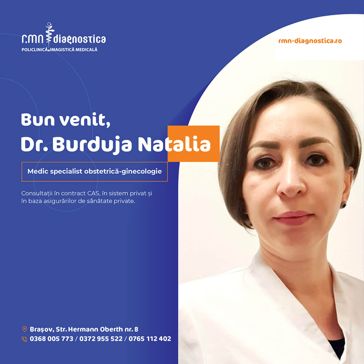 Bun venit, dr. Natalia Burduja!