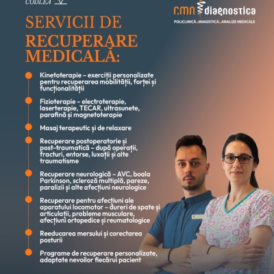 kinetoterapie - reabilitare medicala codlea rmn diagnostica